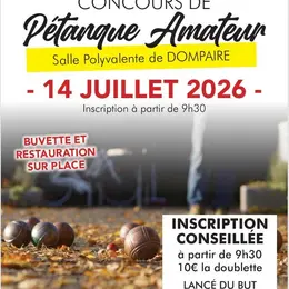 Concours de pétanque amateurs