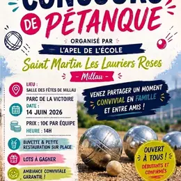 Concours de pétanque - APEL les Lauriers Roses