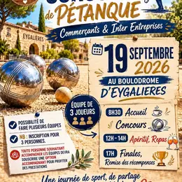 Concours de pétanque commerçants et inter entreprises