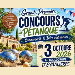 Concours de pétanque commerçants et inter entreprises