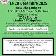 Concours De Pétanque De Noël