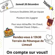 Concours de pétanque en doublette