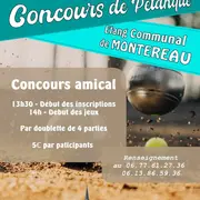 Concours de pétanque en doublette