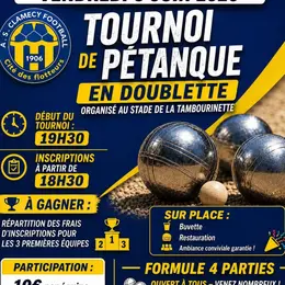 Concours de pétanque en doublette