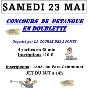 Concours de pétanque en doublette au parc communal