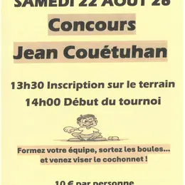 Concours de pétanque Jean Couëtuhan