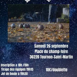 Concours de pétanque semi-nocturne