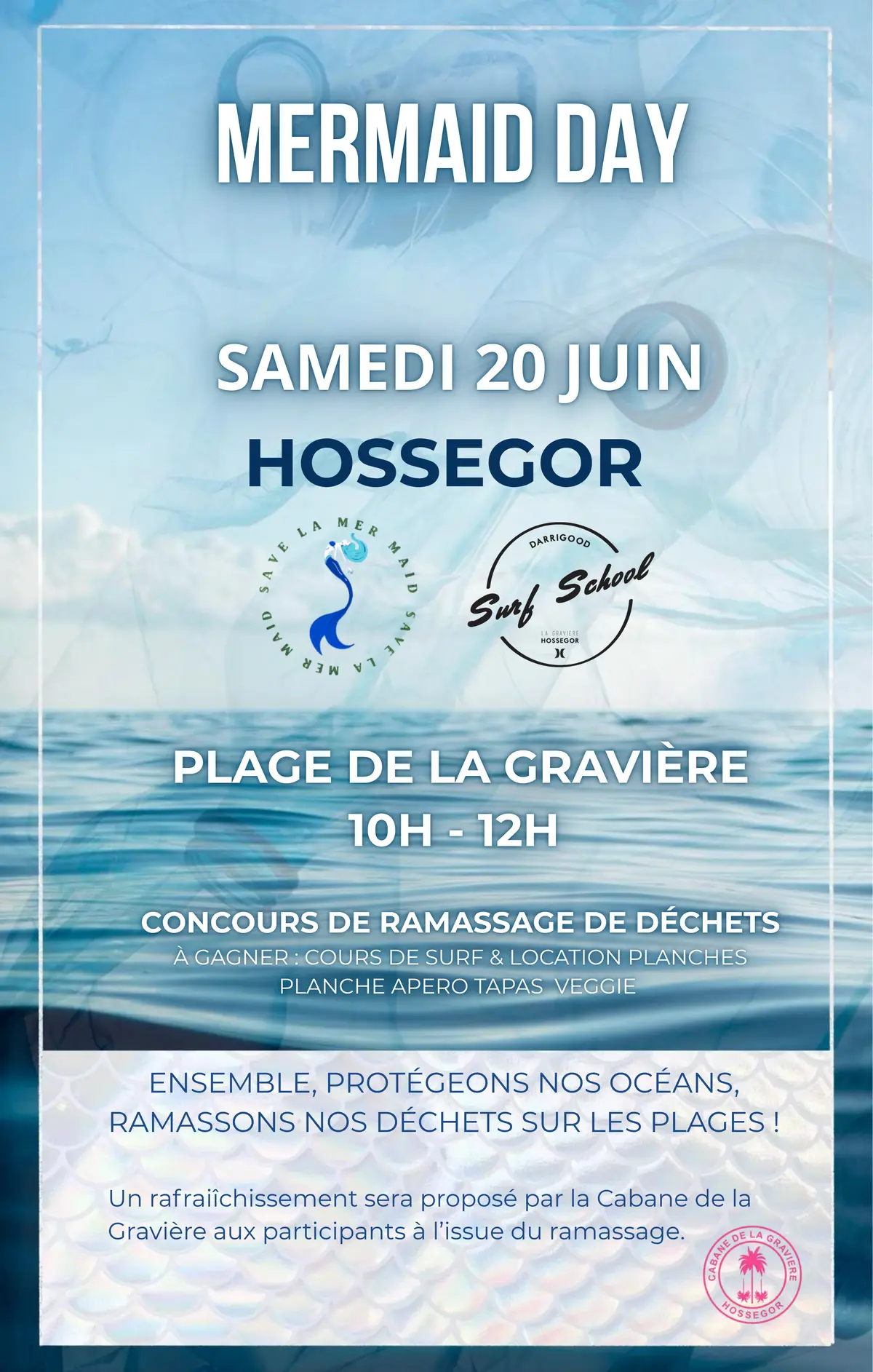 Concours de ramassage de déchets avec Save la Mermaid