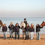 Concours équestre de saut d'obstacles à Ouistreham : Jump'EM sur la plage