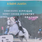 Concours hippique derby cross country
