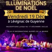 Concours illuminations de Noël de Lévignac de Guyenne