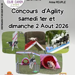 Concours national d'agility avec le Club canin briarois