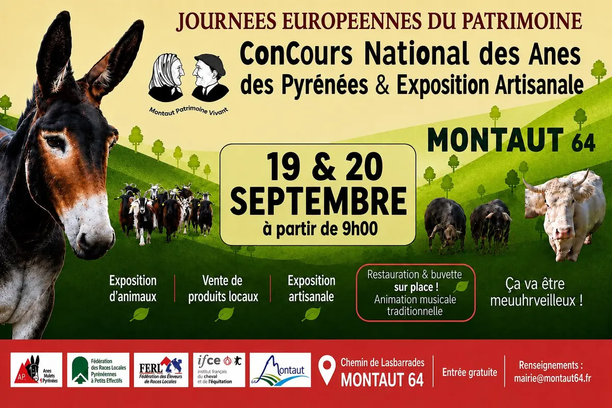 Concours national des ânes des pyrénées