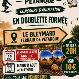 Concours Pétanque Des Vendredis De L'été