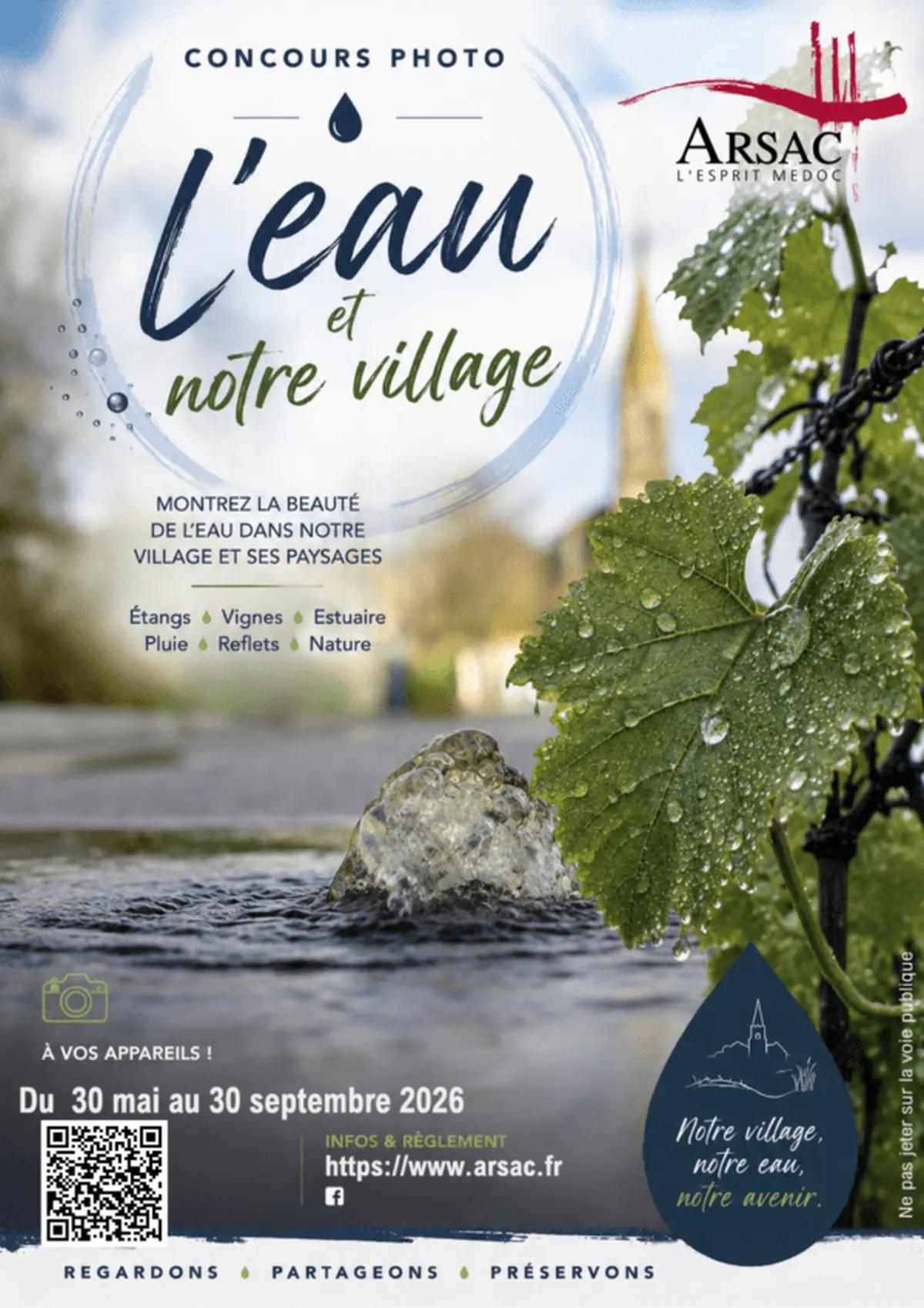 Concours Photo 2026 | L’Eau et notre village
