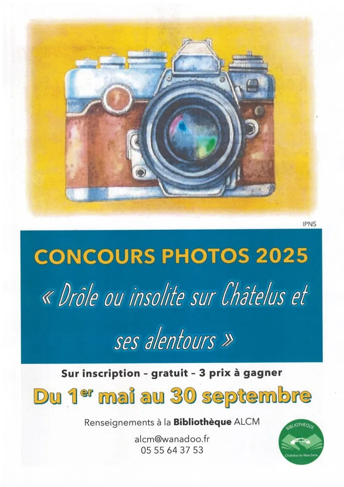 Concours Photo à la Bibliothèque de Châtelus le Marcheix