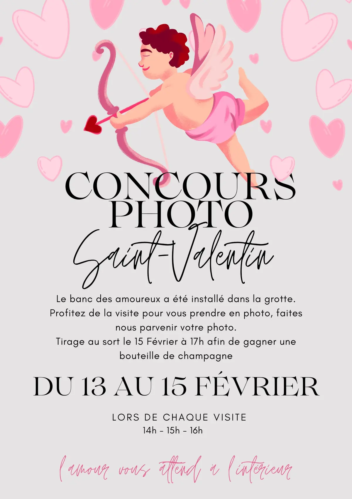 Concours photo de la Saint Valentin aux Grottes de Presque