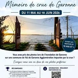 Concours Photo - Mémoire de crue de Garonne