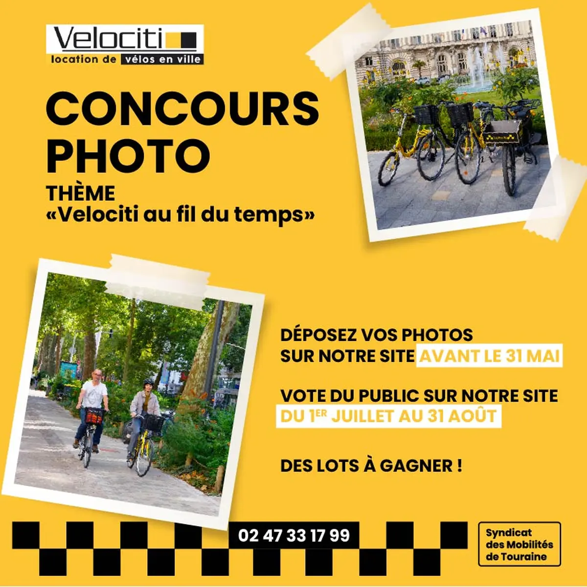 Concours photo sur le thème Velociti au fil du temps