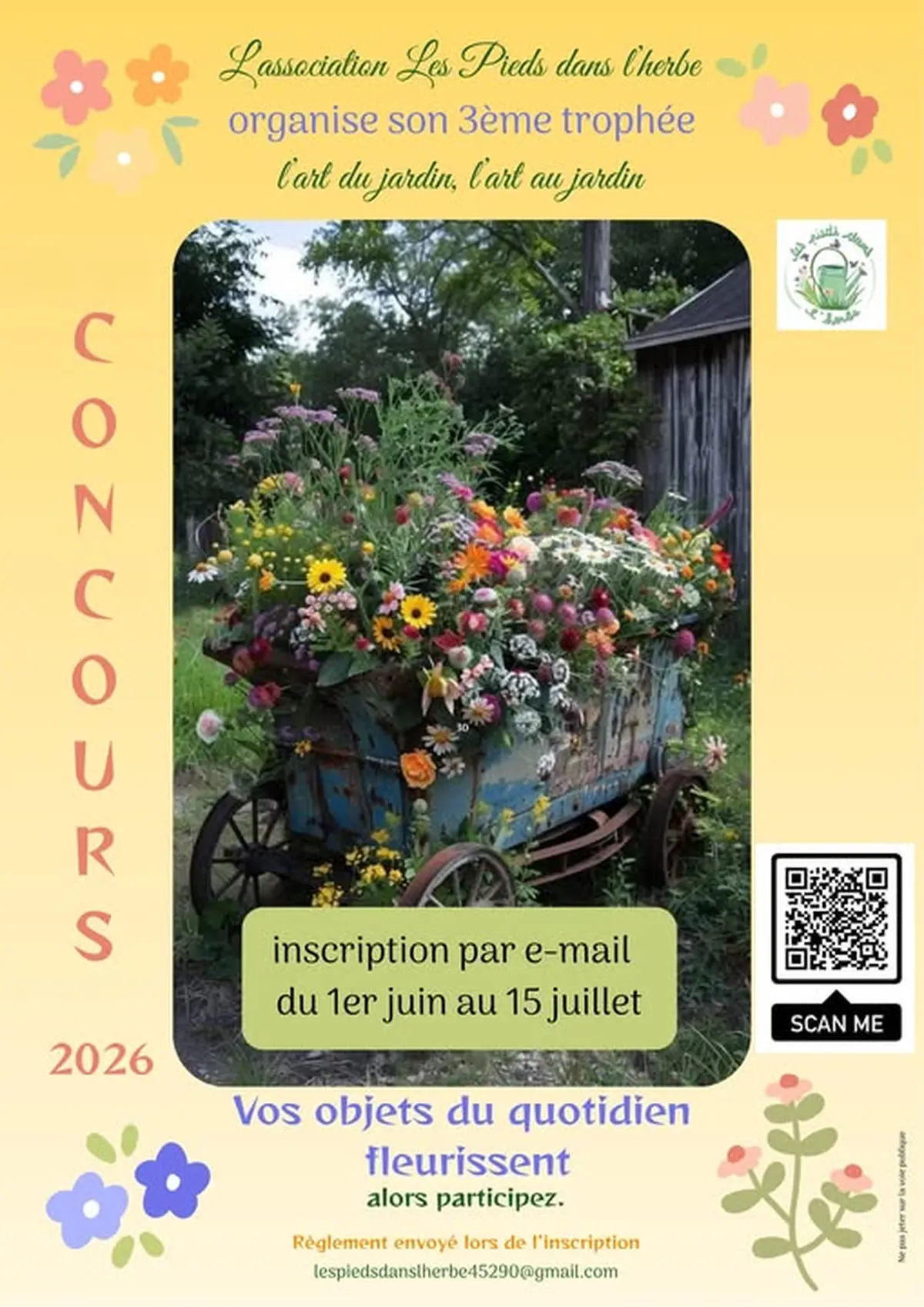 Concours pour le 3ème trophée L'art du jardin, l'art au jardin