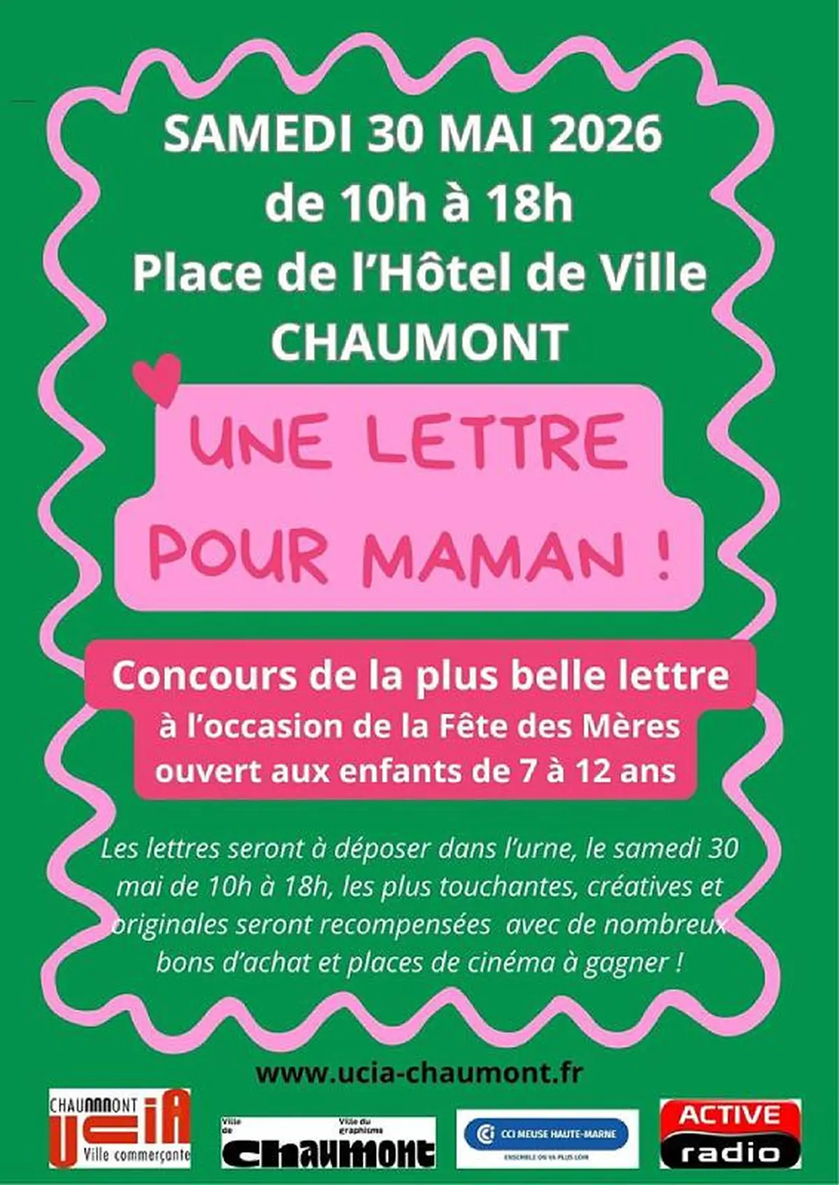 Concours : une lettre pour maman