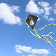 Confection d'un cerf-volant à Terres d'Oiseaux