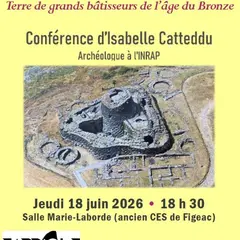 Conférence à Figeac,  la Sardaigne nuragique