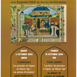 Conférence à Figeac : Les pouvoirs de Figeac au Moyen Age : six siècles d'évolution
