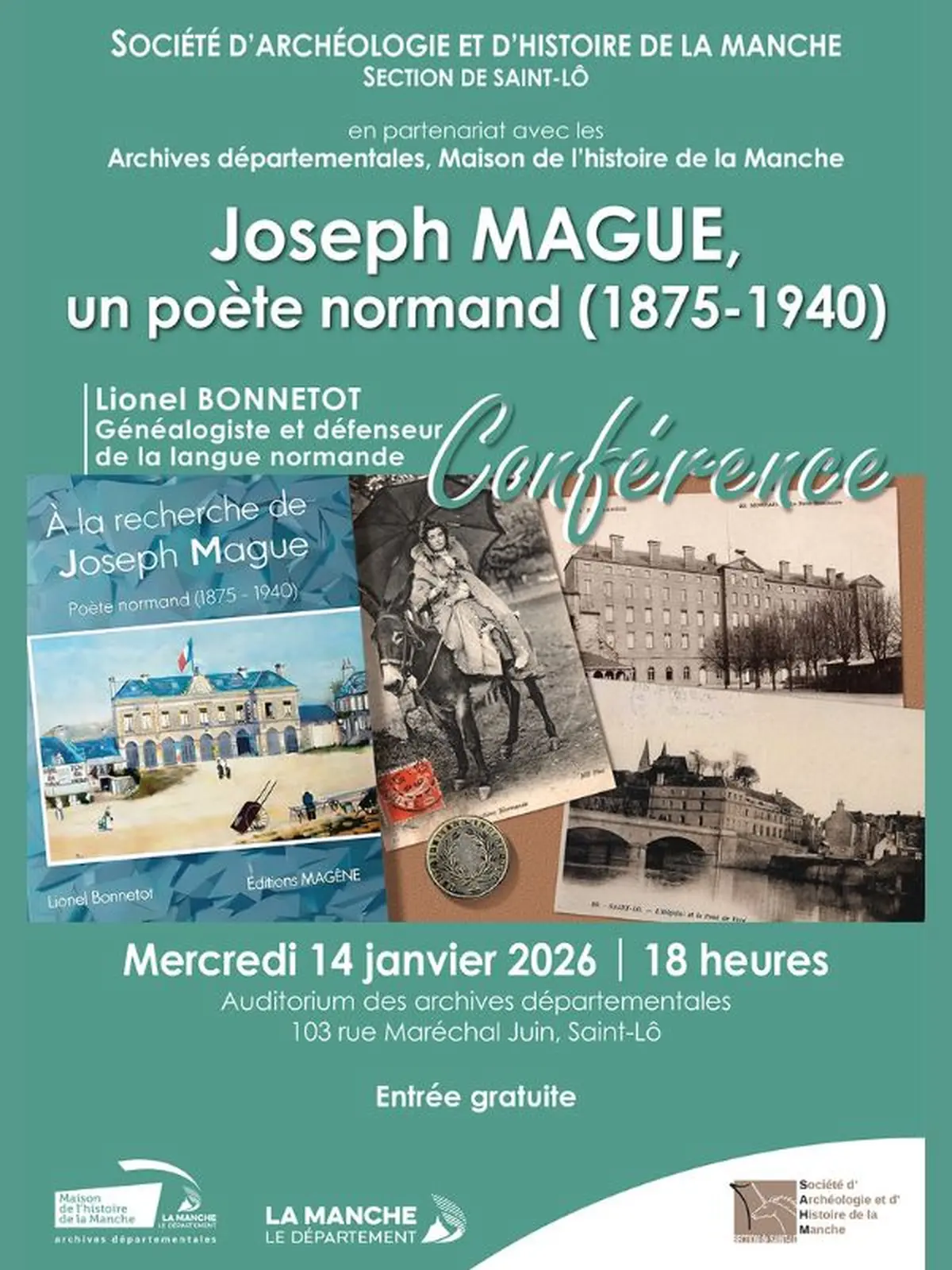 Conférence > À la recherche de Joseph Mague, poète normand (1875-1940)