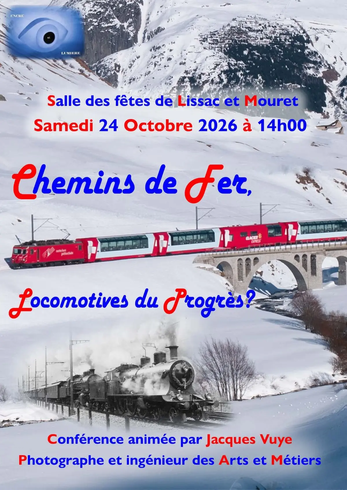 Conférence à Lissac-et-Mouret « « Chemins de fer, locomotives du progrès ?  »