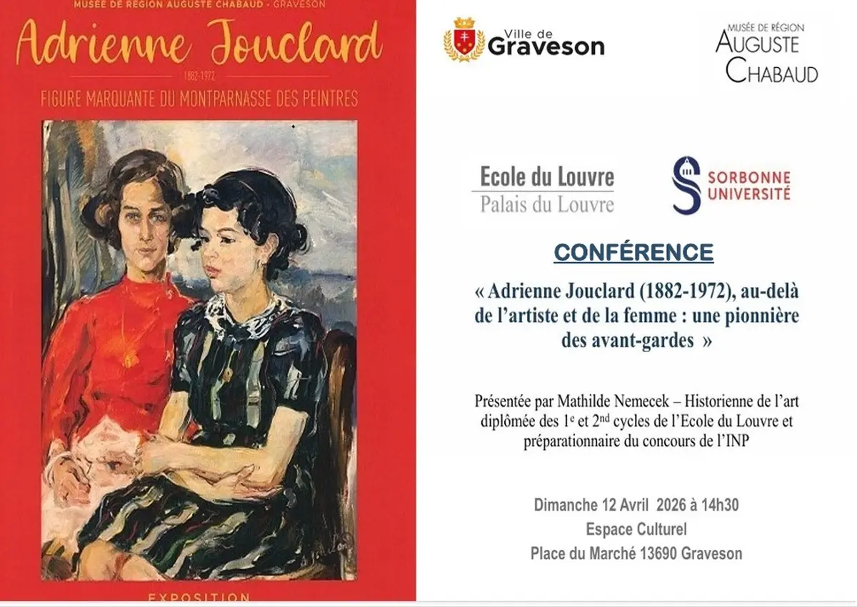 Conférence Adrienne Jouclard, au-delà de l'artiste ...
