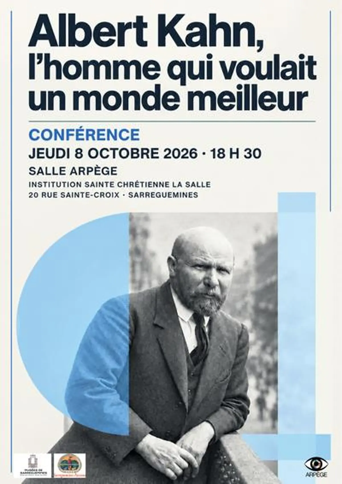 Conférence - Albert Kahn, l'homme qui voulait un monde meilleur