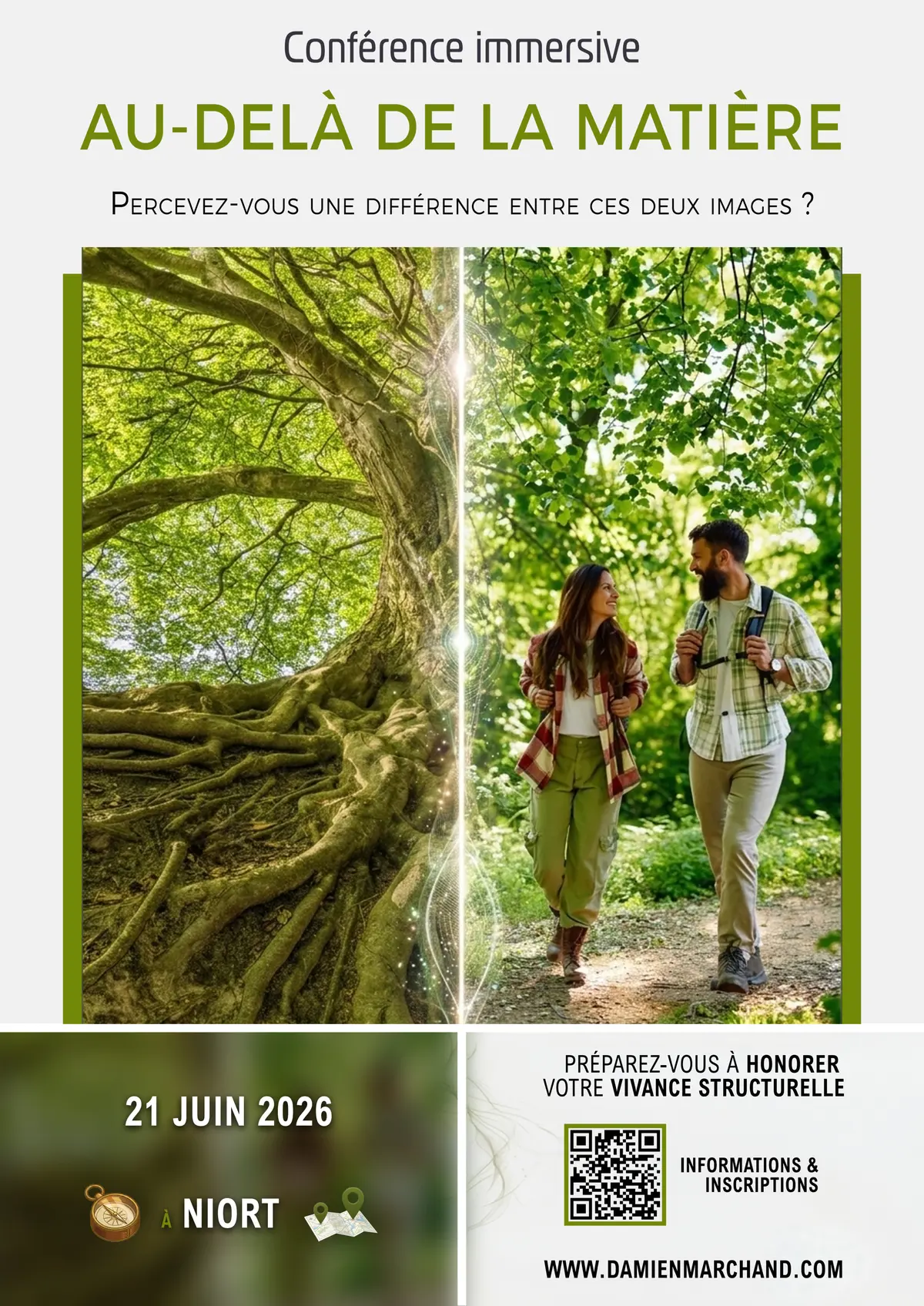 Conférence Au-delà de la Matière à Niort
