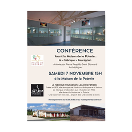 Conférence : Avant la Maison de la Poterie, la « fabrique » Fouragnan