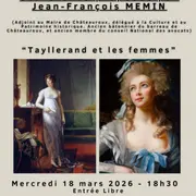 Conférence avec Jean-François MEMIN « Talleyrand et les Femmes »