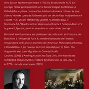 Conférence : Bertrand VAN RUYMBEKE - 1776. L'année américaine