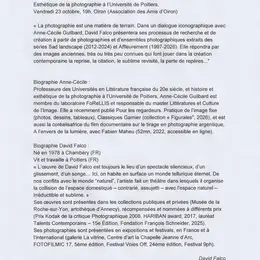 Conférence : Bicentenaire de la photographie « Histoires de regard par affleurement »