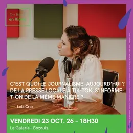 Conférence - C'est quoi le journalisme aujourd'hui ?