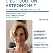 Conférence C'est quoi un astronome ? à la Médiathèque