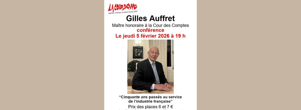 Conférence : Cinquante ans passés au service de l’industrie française