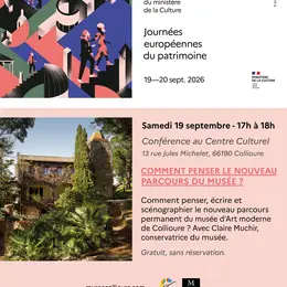 Conférence : Comment Penser Le Nouveau Parcours Du Musee ?
