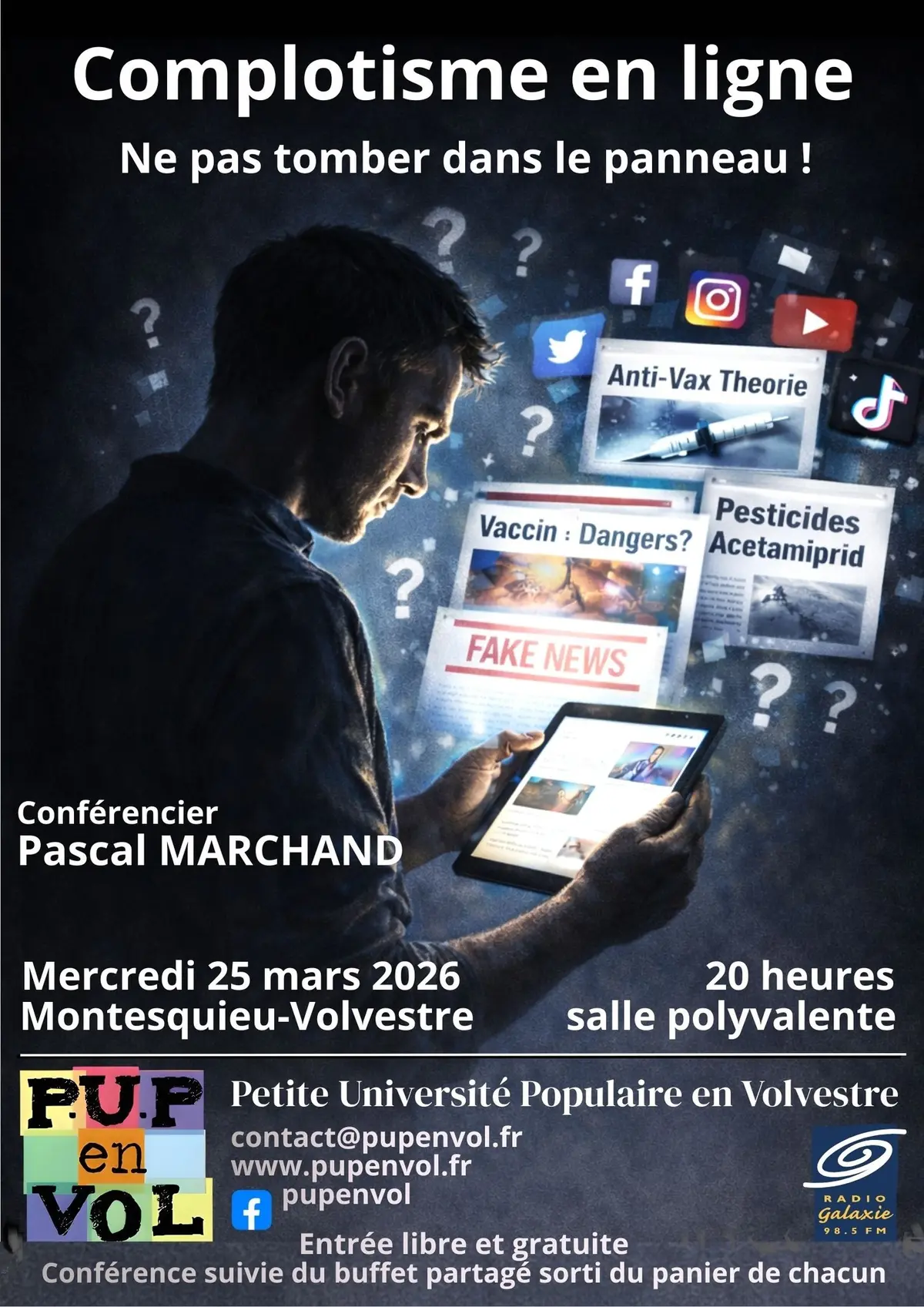 Conférence : Complotisme En Ligne, Ne Pas Tomber Dans Le Panneau !