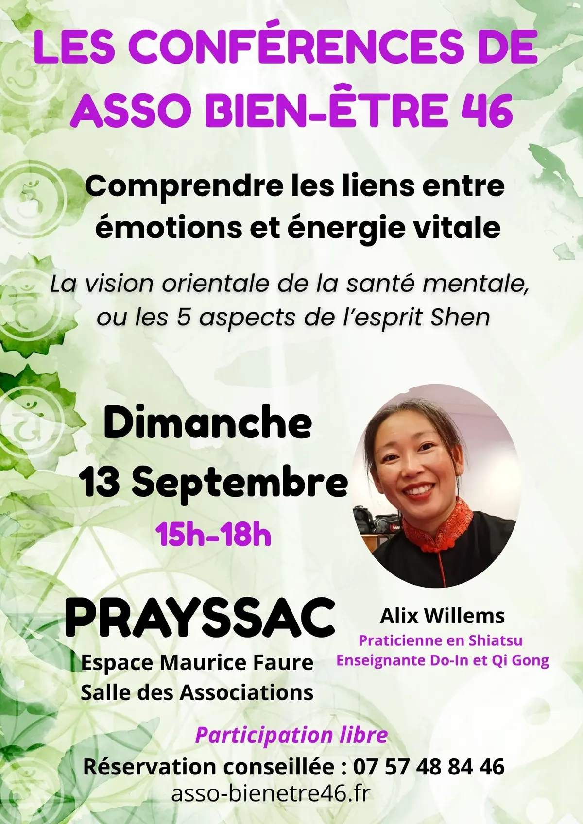 Conférence : Comprendre les liens entre émotions et énergie vitale