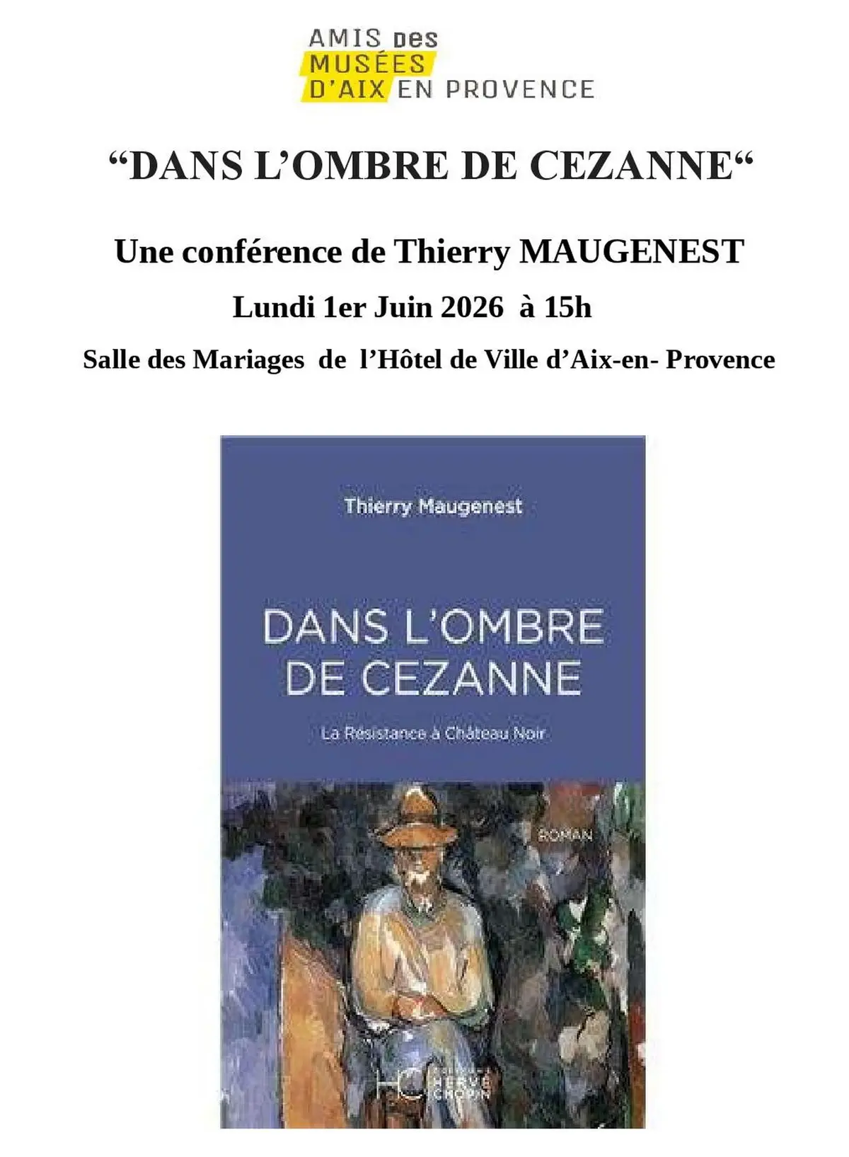Conférence : Dans l'ombre de Cezanne