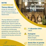 Conférence Dans les coulisses de l'abbaye de Westminster