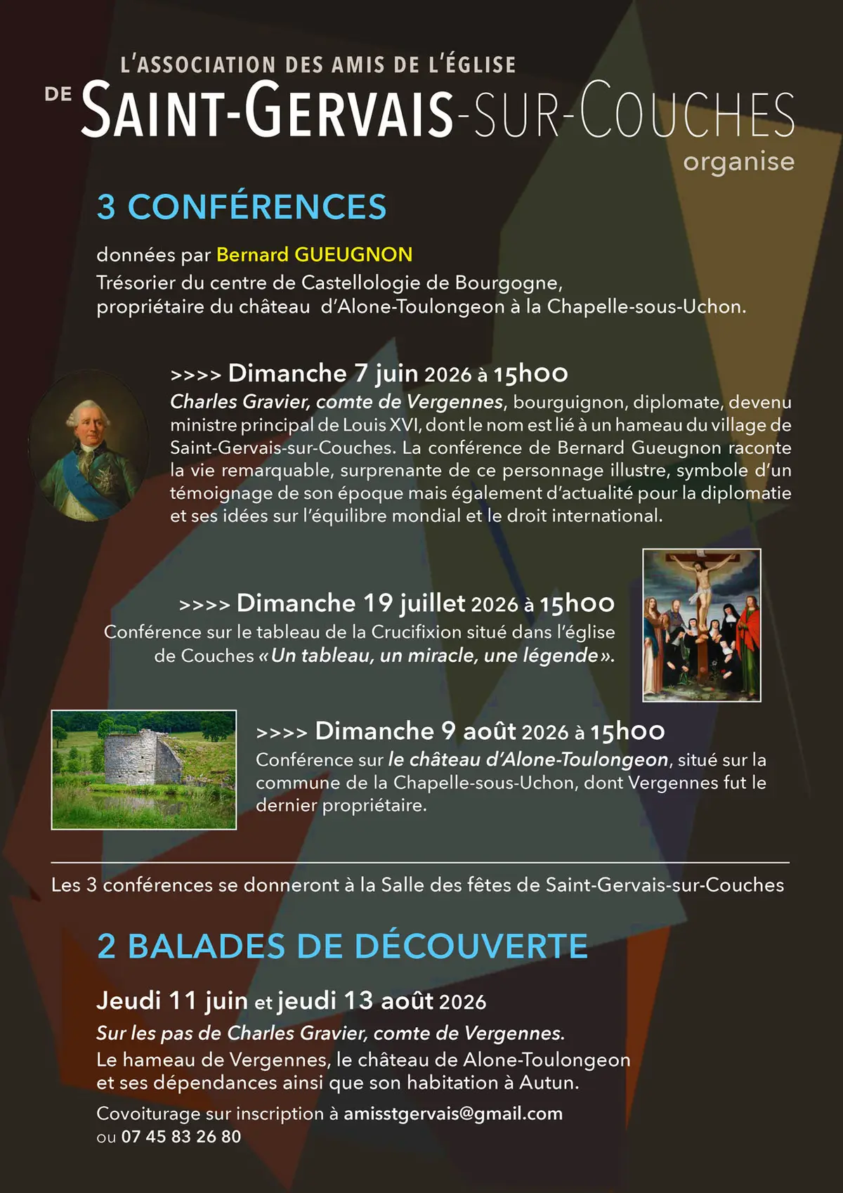 Conférence de Bernard Gueugnon sur Vergennes