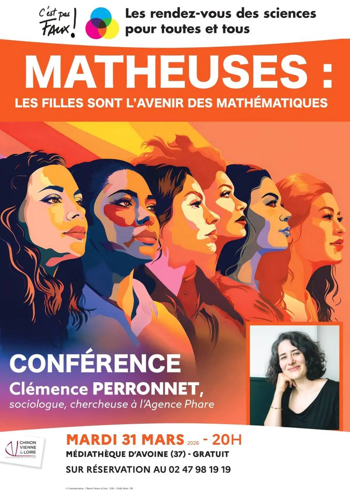 Conférence de Clémence PERRONNET Matheuses : les filles sont l'avenir des mathématiques