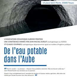 Conférence De l'eau potable dans l'Aube
