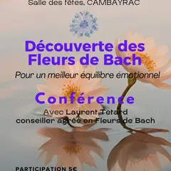 Conférence de Laurent Tetard sur les Fleurs de Bach