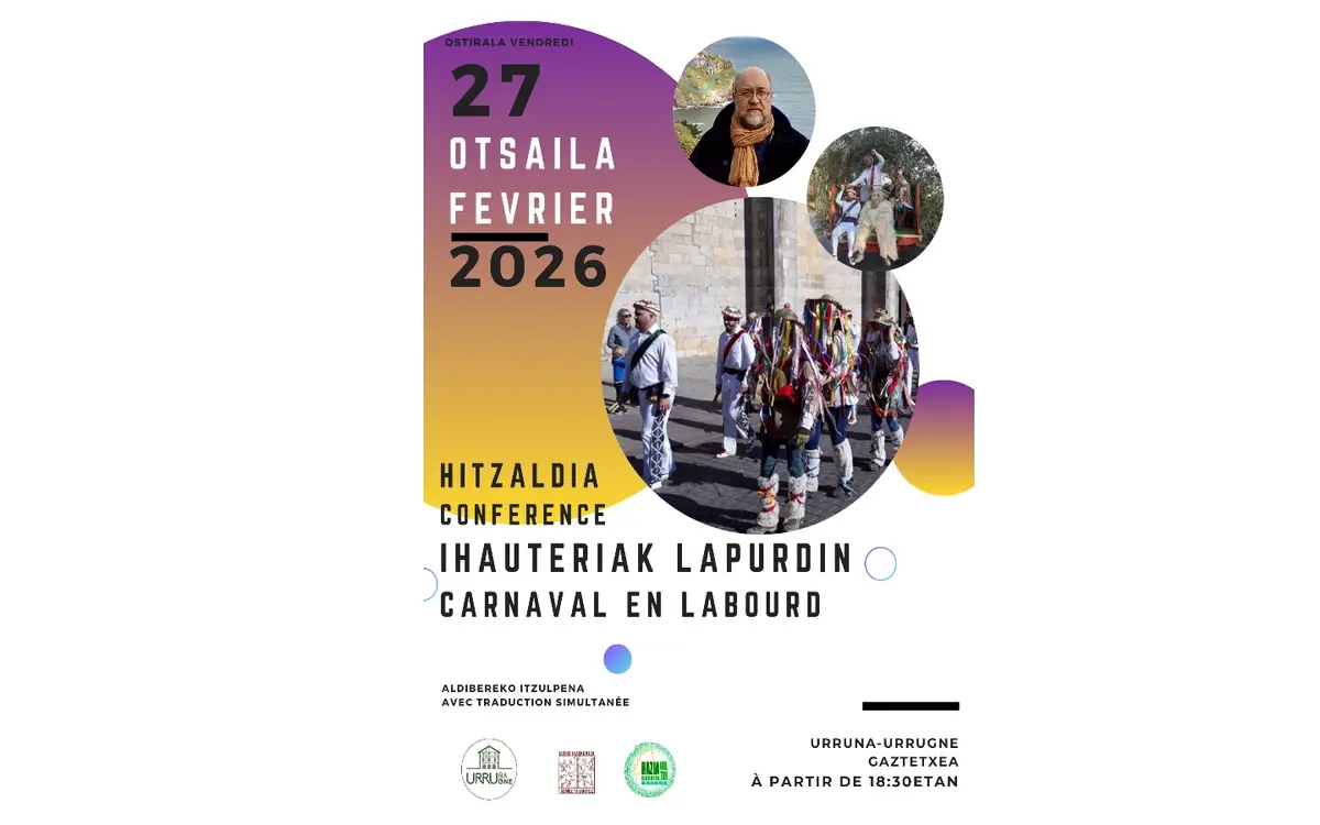 Conférence de Thierry Truffaut sur le carnaval au Pays Basque